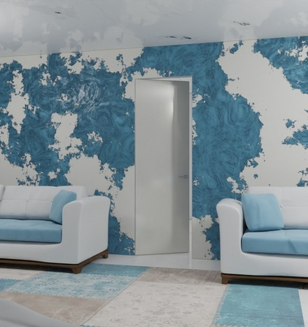 Скрытая дверь УСПЕХ, окрашенная эмалью, кромка алюминий