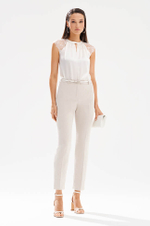 23496 Блузка женская (молочный)