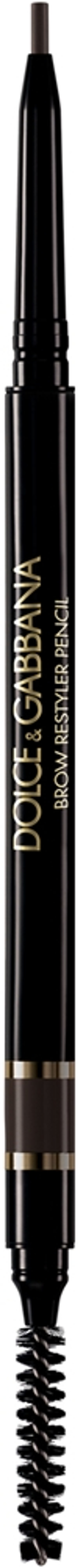 Dolce&Gabbana Classic Brow Restyler Pencil - Карандаш для бровей с щеточкой оттенок 06 Naturally Black - Warm Black Brown, 0 g