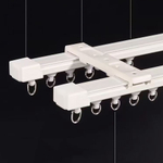 Карниз для штор, алюминиевый, потолочный и настенный монтаж