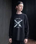 Лонгслив Hardlunch Fork and Knife черный