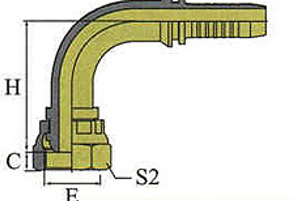 Фитинг DN 25 DK (Г) 42x2 (90)