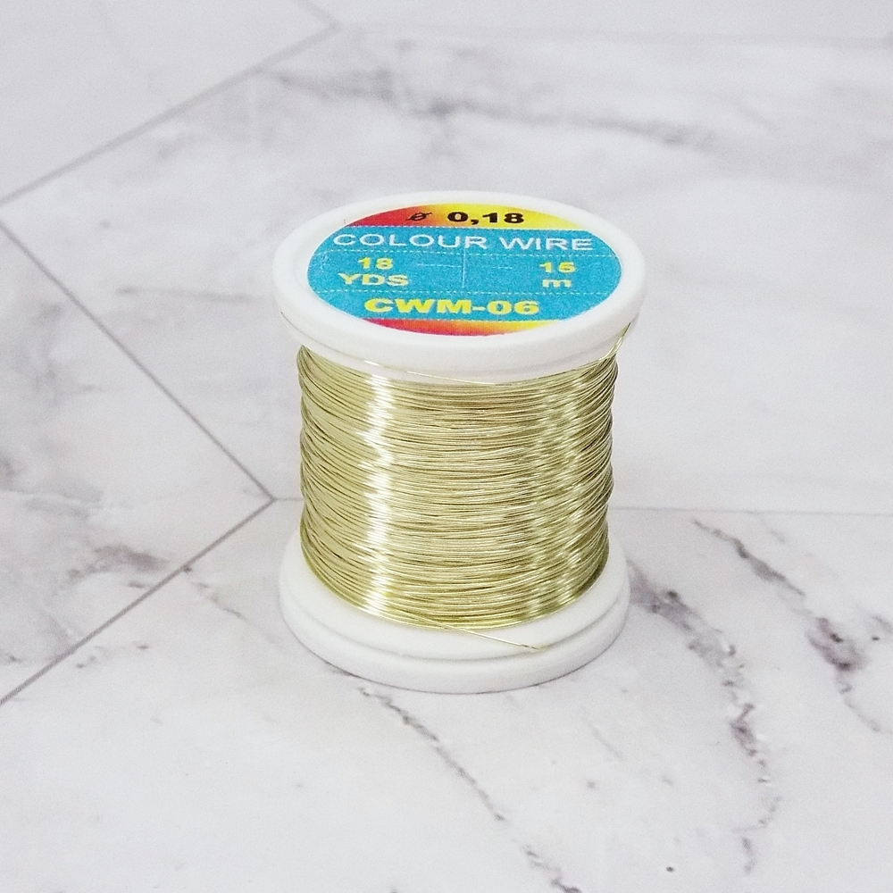 HENDS Проволока металлическая Color Wire 0,18 18 Yards