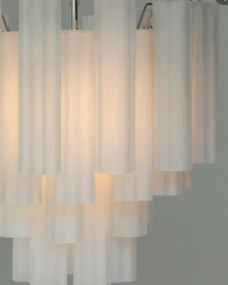 Люстра из стеклянных туб