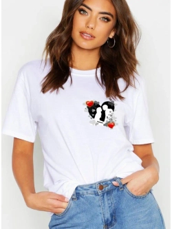 Футболка с сердцем