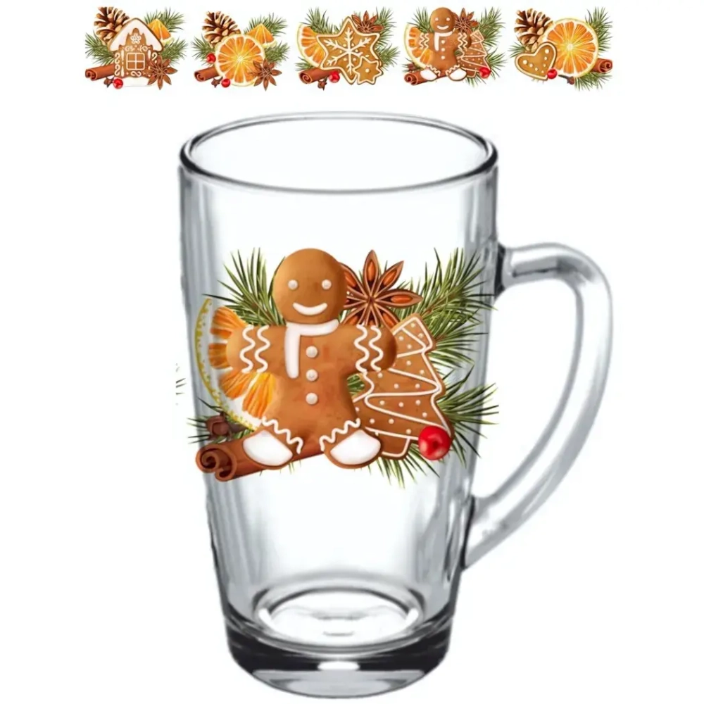 Кружка 400мл «'Со вкусом праздника» 5 видов