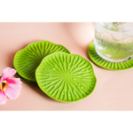 Подставки под бокалы 2 шт lotus зеленый