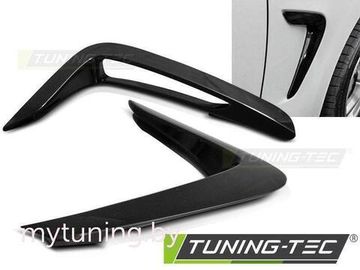 Комплект накладок на передние крылья для BMW 4 F32 / F33 / F36 (13-...) Glossy Black