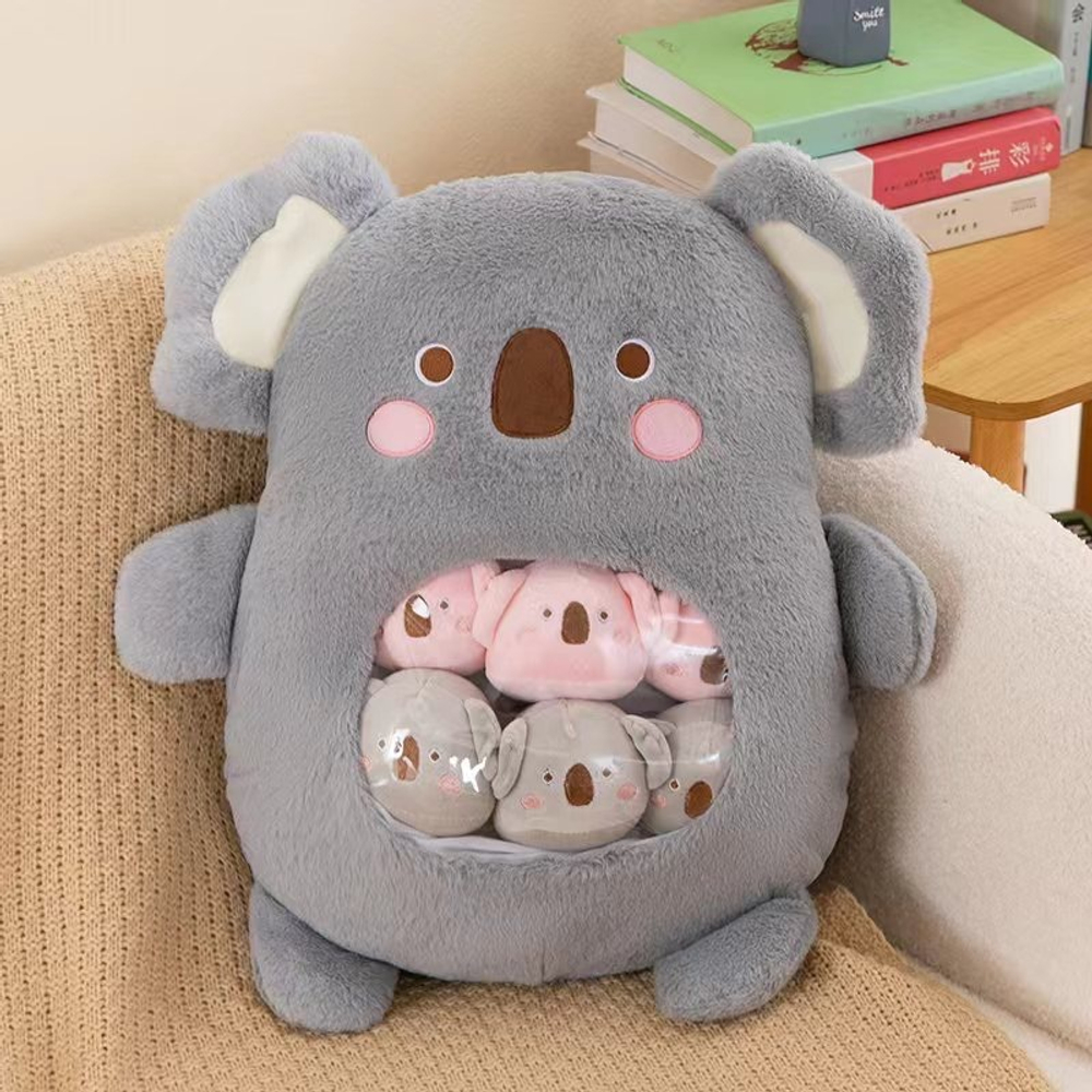 Мягкая игрушка с малышами внутри