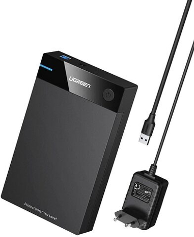 Корпус внешнего жесткого диска USB 3.0 SATA 3.5" UGREEN 50422