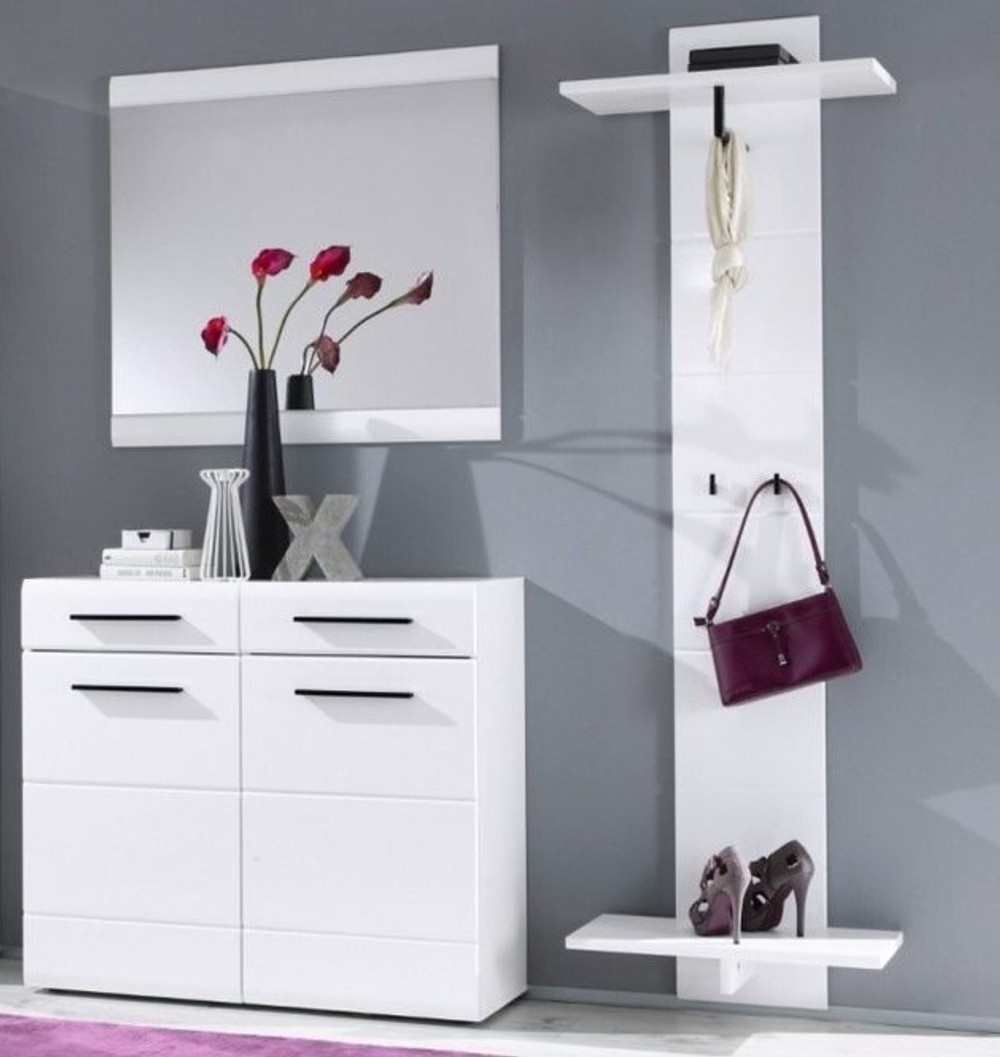 Прихожая Одетта 2 Белый 101 170*34*220 см, Белый, Белый Фасадный   Фиеста