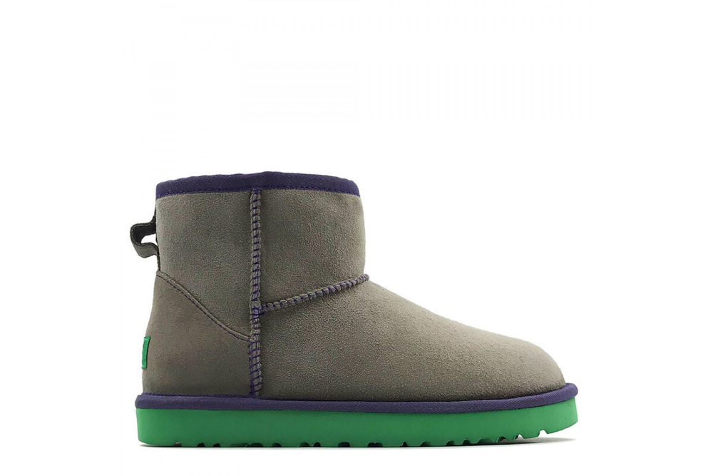 UGG Classic Mini II Grey-Aqua