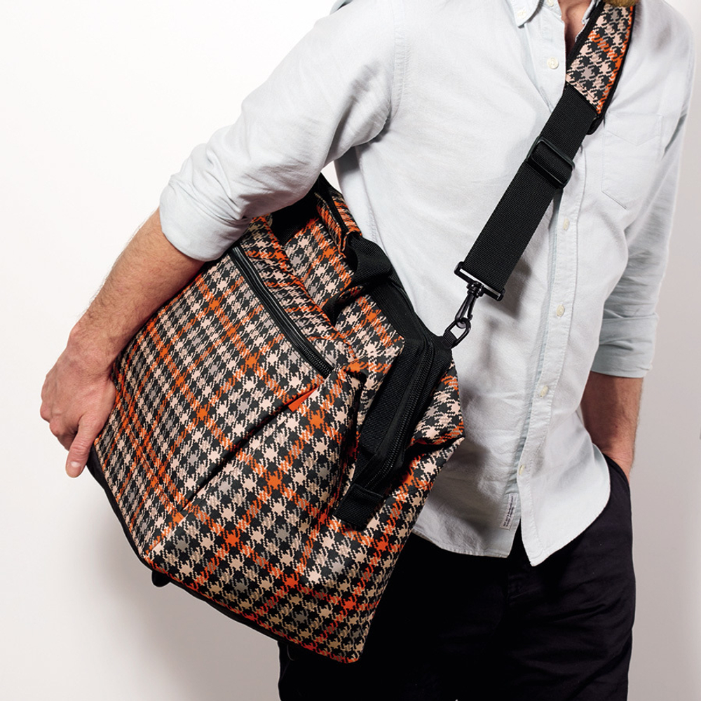 Сумка allrounder l pocket glencheck red