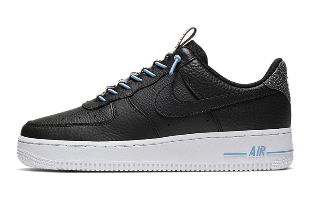 Nike Air Force 1 Low Lux "Black" non-slip lightweight low-top sneakers women's black