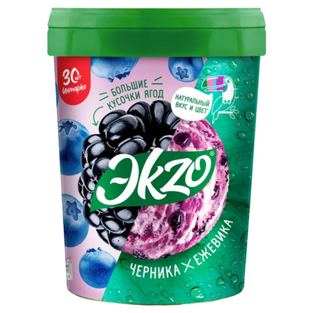 Мороженое Экзо Черника и ежевика 520 гр