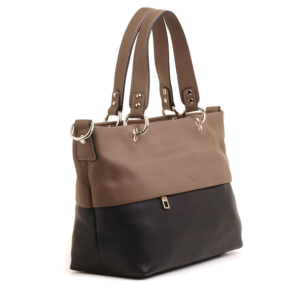 801/10 BG кожа чер. /таупе (сумка жен.)