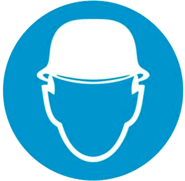 М02 "Работать в защитной каске (шлеме)"