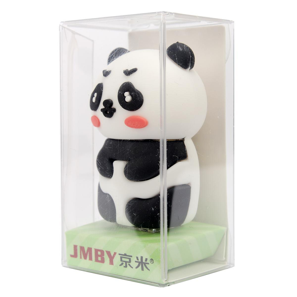 Точилка "Панда" 3*4,5*2,5 см, в силиконовом корпусе, упаковка - пластиковый бокс, С-40273