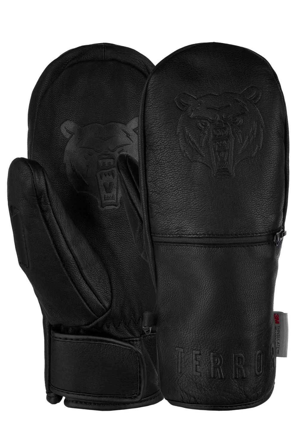 Варежки TERROR - LEATHER Mitten (Black)