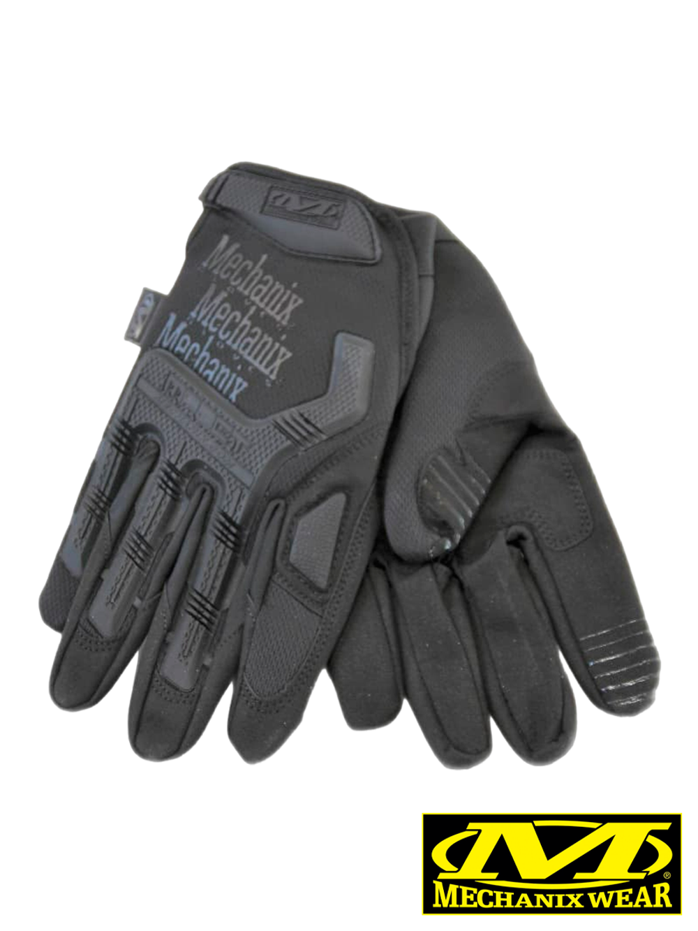 Перчатки полнопалые Mechanix M-Pact (реплика). Чёрный