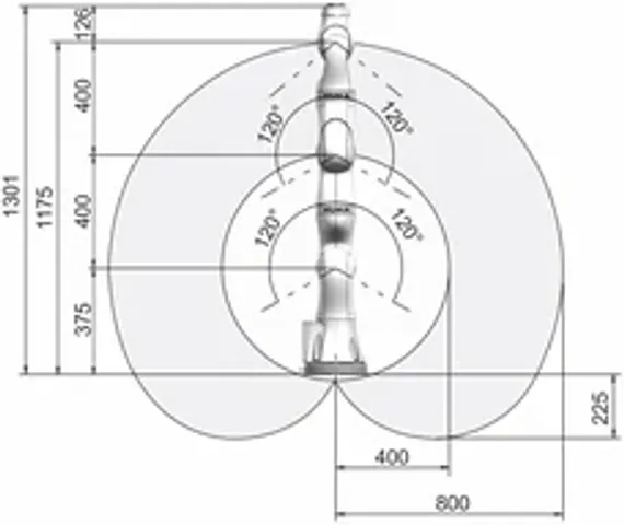 Промышленный робот KUKA LBR iiwa 14 R820 RAL 9016