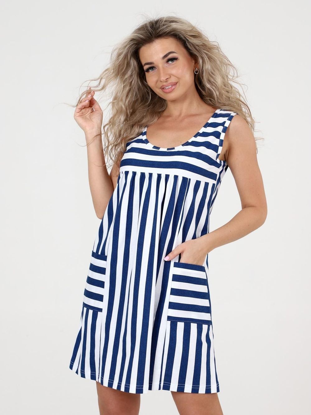 Ассоль - платье синий Iv-capriz (Акция)