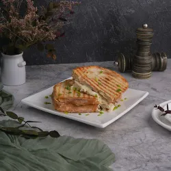Тарелка 20*20 см h2,4 см квадратная белая фарфор NEW P.L. Proff Cuisine [4]