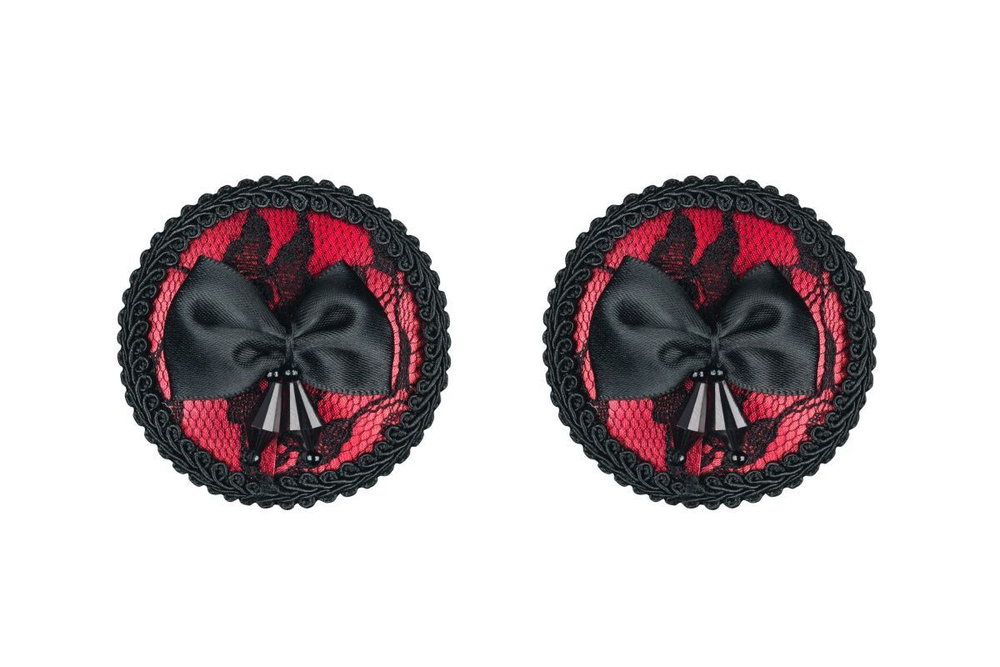 Изящные пэстисы Megies (Цвет: черный с красным)