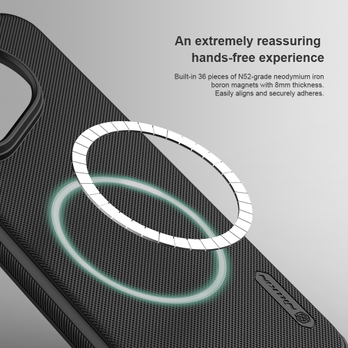 Двухкомпонентный чехол от Nillkin c поддержкой зарядки MagSafe для Huawei Pura 70, серия Super Frosted Shield Pro Magnetic Case