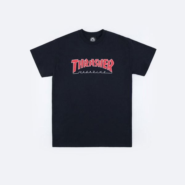 Футболка Thrasher Outlined (black) артикул: - купить в магазине Дайс