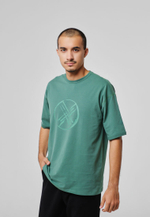 Футболка оверсайз Shanyraq OLIVE (ONLY ONLINE)