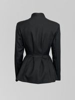 Пиджак Ifer Collection однотонный приталенный с розой на груди