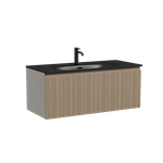 Тумба подвесная Sancos Code 990х453х400, c одним ящиком оснащенным доводчиками, цвет серо- бежевый , арт. CD100GB