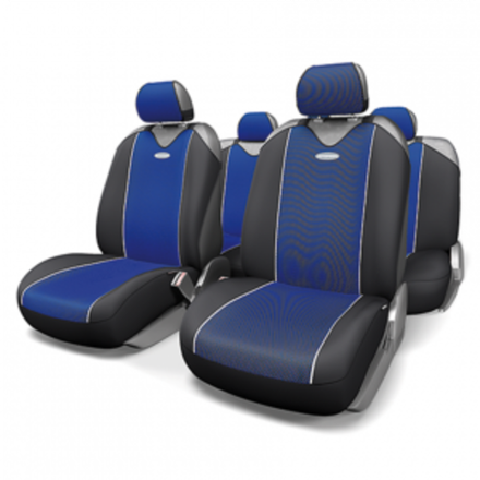 Майки CARBON PLUS CRB-902P BK/BL черные/синие 9 предметов