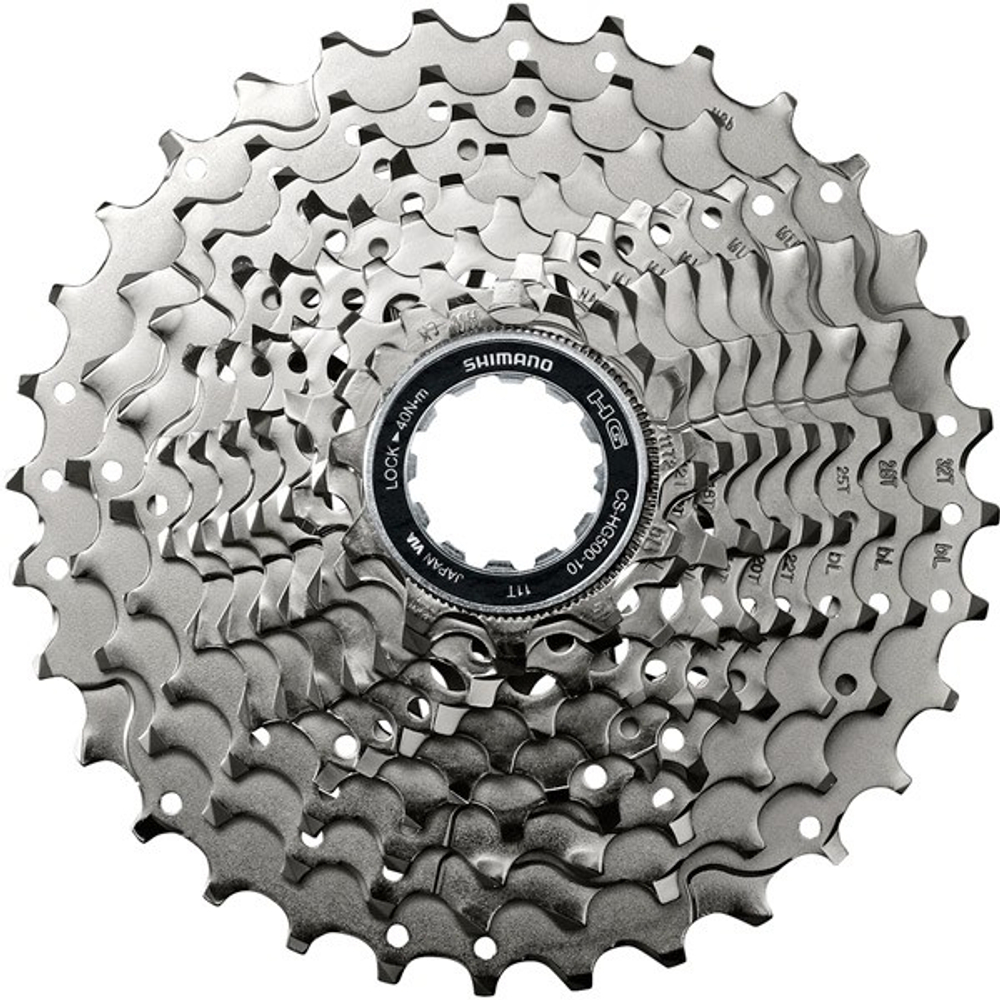 Кассета 10ск. KCSHG50010125 2-8291 TIAGRA 10х11-25 никелир. серебр. без уп. SHIMANO (Япония)