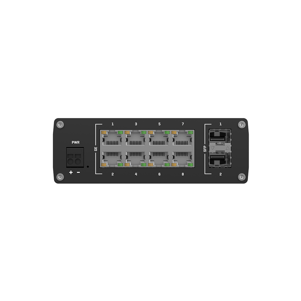 Неуправляемый промышленный коммутатор TSW210/8 10/100/1000, 2 SFP ports Switch