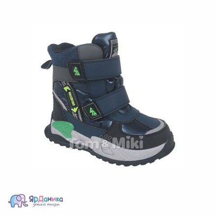 Зимние ботинки Tom&Miki зеленый/синий В-9417-В