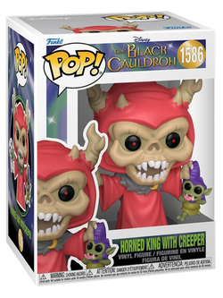 Фигурка Funko POP! Disney Black Cauldron Horned King w/Creeper (1586) 83596