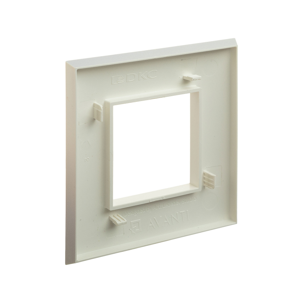 Рамка "Avanti", "Белый жемчуг", 1 пост (2 мод.)