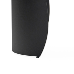 Керамический стол Woodville Готланд 160(220)х90х79 белый мрамор, черный, ножки черные