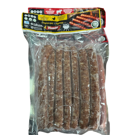 Колбаски Diamant из курицы тонкие 500 гр