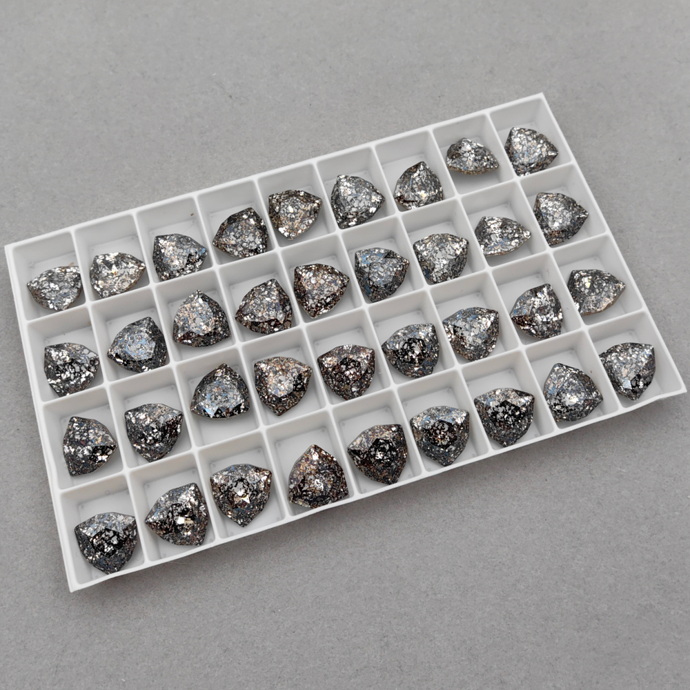 Кристалл Swarovski 4706 Триллиант, цвет Черная патина (Crystal Black Patina F)