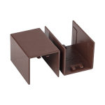 Соединитель (25x25) (4 шт) темное дерево EKF-Plast