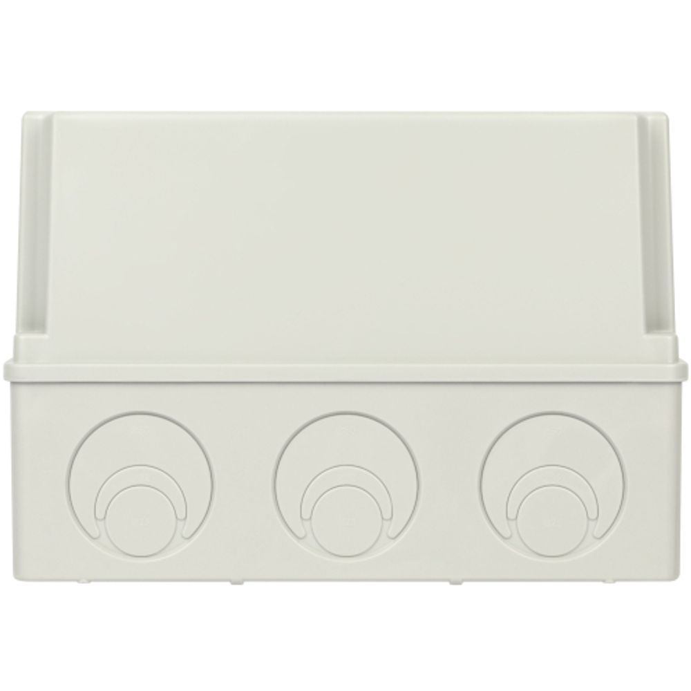 Распаячная коробка ЭРА KORv-240-195-165 ОП серая 240х195х165мм на винтах d25-3шт d32-2шт IP55