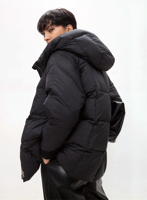 Комбинированный пуховик