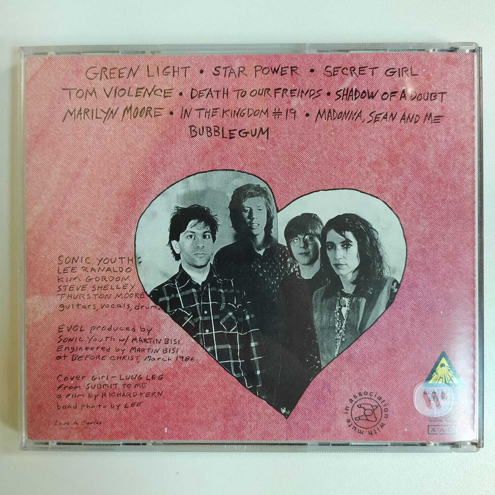 CD Sonic Youth - EVOL (Великобритания 1986г.)