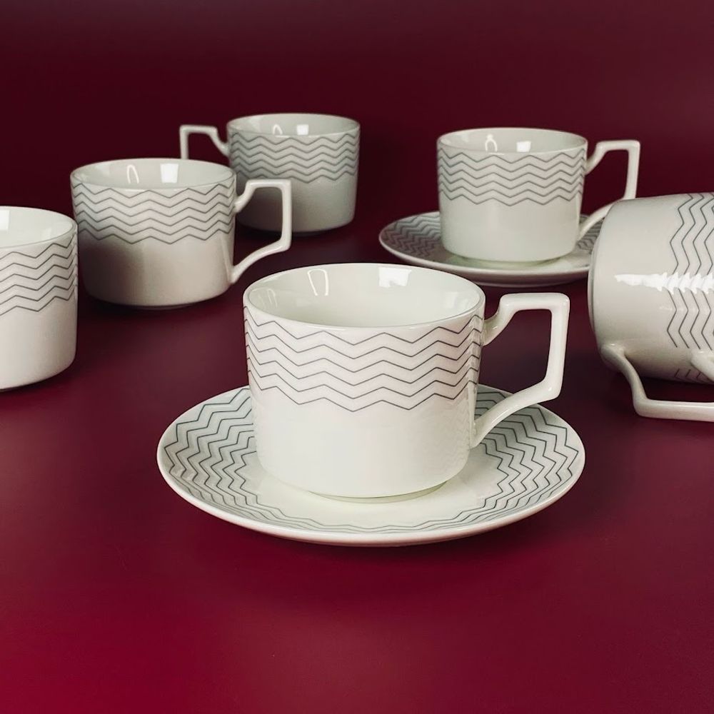 Lenardi 305-152 Чайный набор 12пр. 250 мл в под.уп.(х6)Фарфор