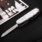 Нож Victorinox Huntsman, 91 мм, 15 функций, полупрозрачный серебристый