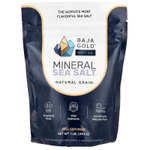 Baja Gold Salt Co., Минеральная морская соль, натуральная зерновая, 454 г (1 фунт)