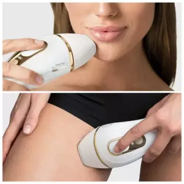 Фотоэпилятор Braun PL5157 Silk-expert IPL Pro 5, белый/золотистый